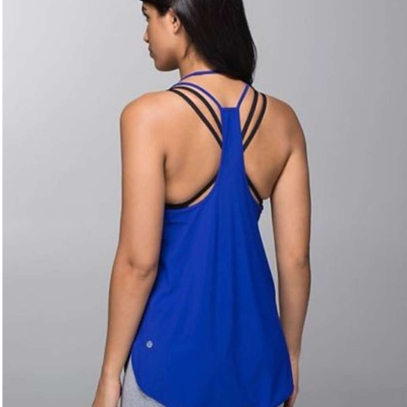 lululemon athletica Tops - Lululemon | Coastal Tank Pigment Blue UPF  Fabric